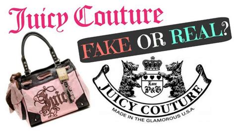 real juicy couture vs fake bag|juicy couture depop.